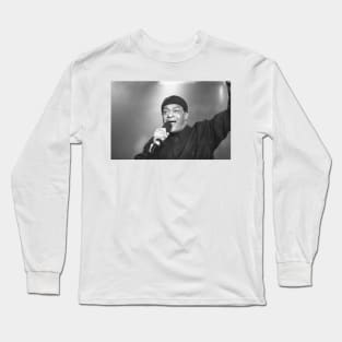 Al Jarreau BW Photograph Long Sleeve T-Shirt